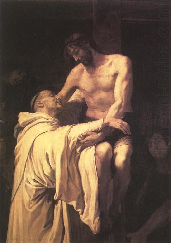 RIBALTA, Francisco Christ Embracing St Bernard xfgh china oil painting image